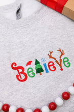 Load image into Gallery viewer, PREORDER: Believe Embroidered Sweatshirt