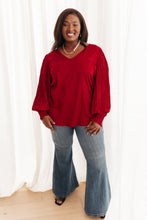 Load image into Gallery viewer, Cityscape Blouse In Burgundy