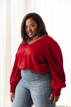 Load image into Gallery viewer, Cityscape Blouse In Burgundy