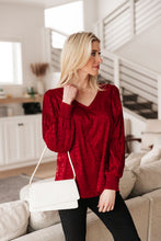 Load image into Gallery viewer, Cityscape Blouse In Burgundy