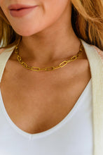 Load image into Gallery viewer, Classic Paper Clip Chain Necklace