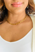 Load image into Gallery viewer, Classic Paper Clip Chain Necklace