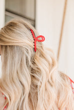 Load image into Gallery viewer, Claw Clip Set of 4 in Red