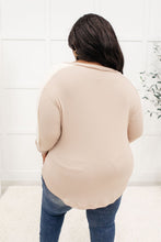 Load image into Gallery viewer, Coffee Date V Neck Top In Taupe