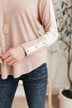 Load image into Gallery viewer, Coffee Date V Neck Top In Taupe