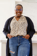 Load image into Gallery viewer, Countless Memories Split Neckline Dot Print Top