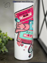 Load image into Gallery viewer, Country Music Love Cassettes 20oz Skinny Tumbler