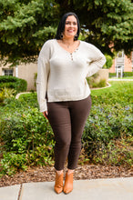 Load image into Gallery viewer, Cozy Zone Popcorn Thread Knit Sweater In Cream