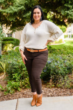 Load image into Gallery viewer, Cozy Zone Popcorn Thread Knit Sweater In Cream