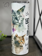 Load image into Gallery viewer, Crazy Cat Lady, Like It&#39;s Bad 20oz Skinny Tumbler