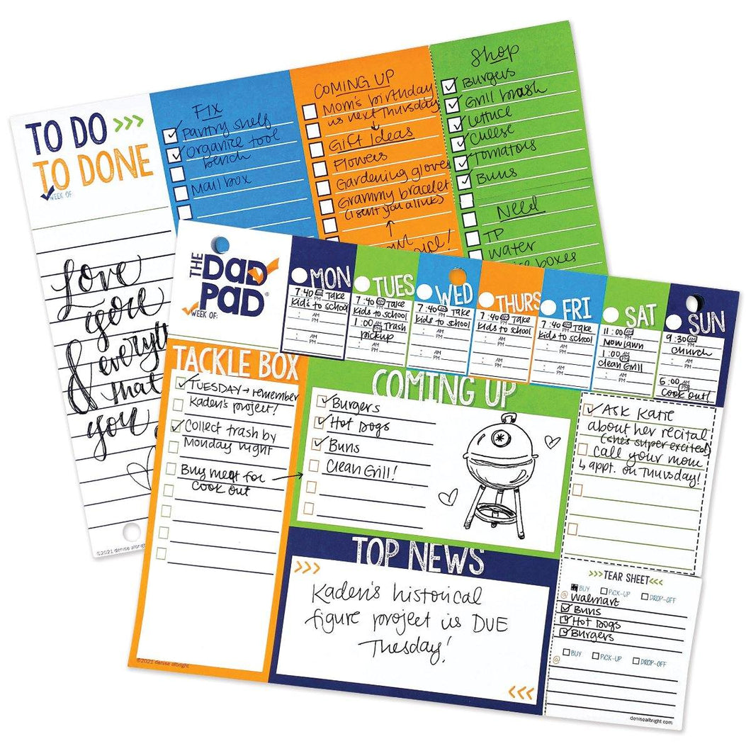 NEW! Dad Pad® Weekly Planner Pad - Denise Albright® 