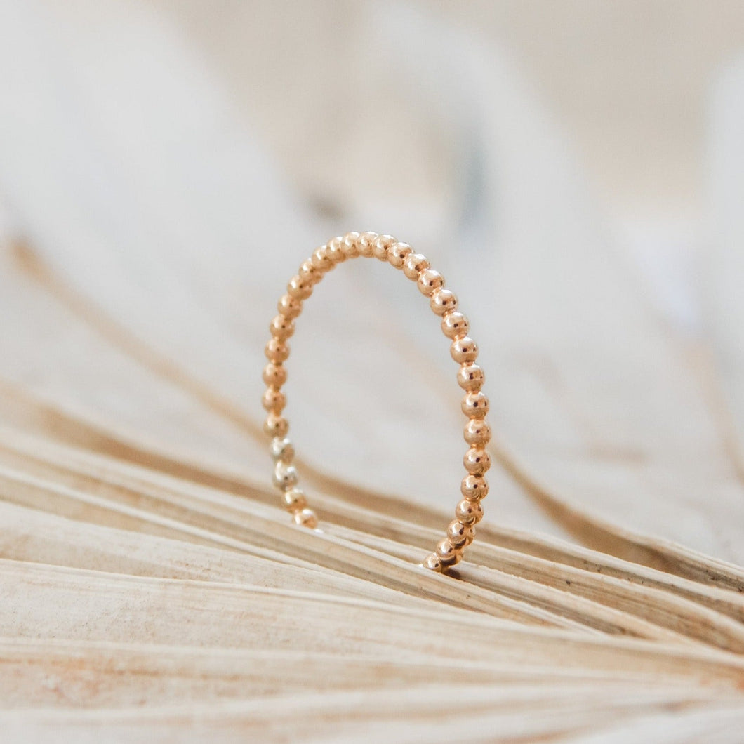 Beaded Stacking Ring
