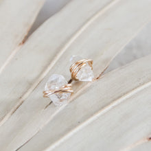 Load image into Gallery viewer, Herkimer Diamond Stud Earrings