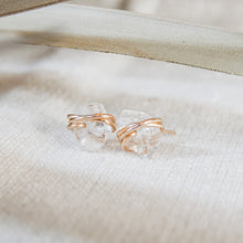 Load image into Gallery viewer, Herkimer Diamond Stud Earrings