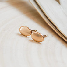 Load image into Gallery viewer, Oval Stud Earrings