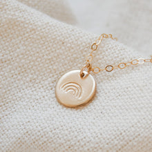 Load image into Gallery viewer, Rainbow Disc Necklace
