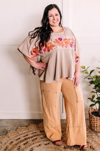 Load image into Gallery viewer, Soft, Wide Leg Cargo Pants With Pockets In Muted Marigold