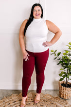 Load image into Gallery viewer, Ribbed Mock Neck Sleeveless Top In Fresh White