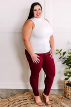 Load image into Gallery viewer, Ribbed Mock Neck Sleeveless Top In Fresh White