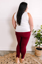 Load image into Gallery viewer, Ribbed Mock Neck Sleeveless Top In Fresh White
