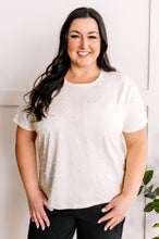 Load image into Gallery viewer, Sequin &amp; Pearl Detailed Top In Cream