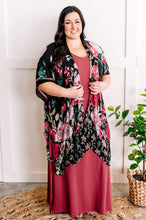 Load image into Gallery viewer, V Neck Maxi Dress With Pockets In Rosewood