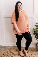 Load image into Gallery viewer, Soft Knit Hooded Pullover In Papaya