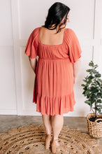 Load image into Gallery viewer, Short Sleeve Dress In Guava