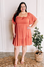 Load image into Gallery viewer, Short Sleeve Dress In Guava
