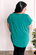 Load image into Gallery viewer, Criss Cross Front Top In Emerald