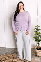 Load image into Gallery viewer, Active Long Sleeve Top In Parisian Purple