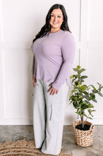 Load image into Gallery viewer, Wide Leg Cargo Sweats In Marbled Grey