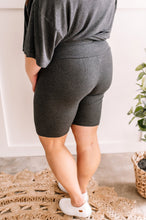 Load image into Gallery viewer, Oversized Top &amp; Bike Shorts Set In Charcoal