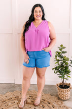 Load image into Gallery viewer, Mid Rise Frayed Hem Shorts By Judy Blue Jeans In Sky Blue