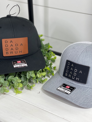 Da, Dada, Dad, Bruh Patch Snapback Adult Hat
