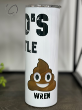 Load image into Gallery viewer, Dad&#39;s Little... Custom Name 20oz Skinny Tumbler