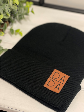 Dada Stacked Cuff Patch Beanie
