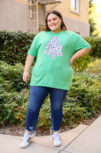 Load image into Gallery viewer, Dalmatian Tree Graphic Tee in Kelly Green