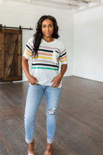 Load image into Gallery viewer, Derby Nights Retro Striped Top
