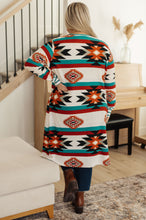 Load image into Gallery viewer, DOORBUSTER: Desert Winter Aztec Print Long Cardigan