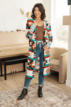 Load image into Gallery viewer, DOORBUSTER: Desert Winter Aztec Print Long Cardigan