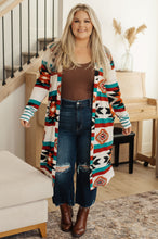 Load image into Gallery viewer, DOORBUSTER: Desert Winter Aztec Print Long Cardigan