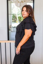 Load image into Gallery viewer, Don&#39;t Forget Me Ruffle Sleeve Top