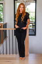 Load image into Gallery viewer, Don&#39;t Forget Me Ruffle Sleeve Top