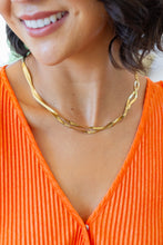 Load image into Gallery viewer, Don&#39;t Get it Twisted Herringbone Twist Necklace