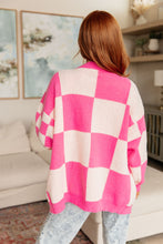 Load image into Gallery viewer, Don&#39;t Stop Me Now Checkered Cardigan