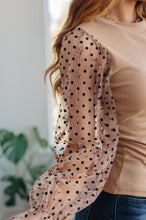 Load image into Gallery viewer, Dots on My Sleeves Blouse