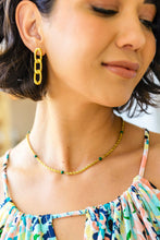 Load image into Gallery viewer, Drops of Turquoise Gold Necklace