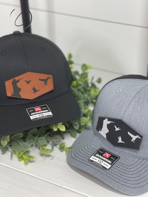 Duck Hunter Hexagon Patch Snapback Adult Hat