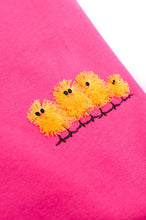 Load image into Gallery viewer, PREORDER: Embroidered Fringe Chicks Sweatshirt in Pink